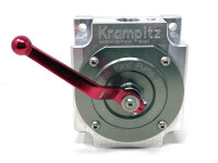 Double-acting hand vane pump for diesel and mineral oils