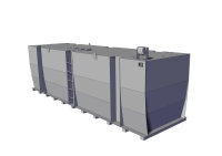 Storage tank double-walled, 25000 L, diesel, heating oil, bio-diesel