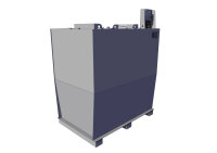 Storage tank double-walled, 2000 L, lubricating oil