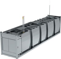 Fuel station container double-walled, 55000...