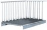 Roof pedestal with steel construction frame and gratings 3000 x 2500