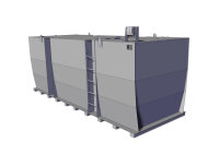 Storage tank double-walled, 20000 L, lubricating oil